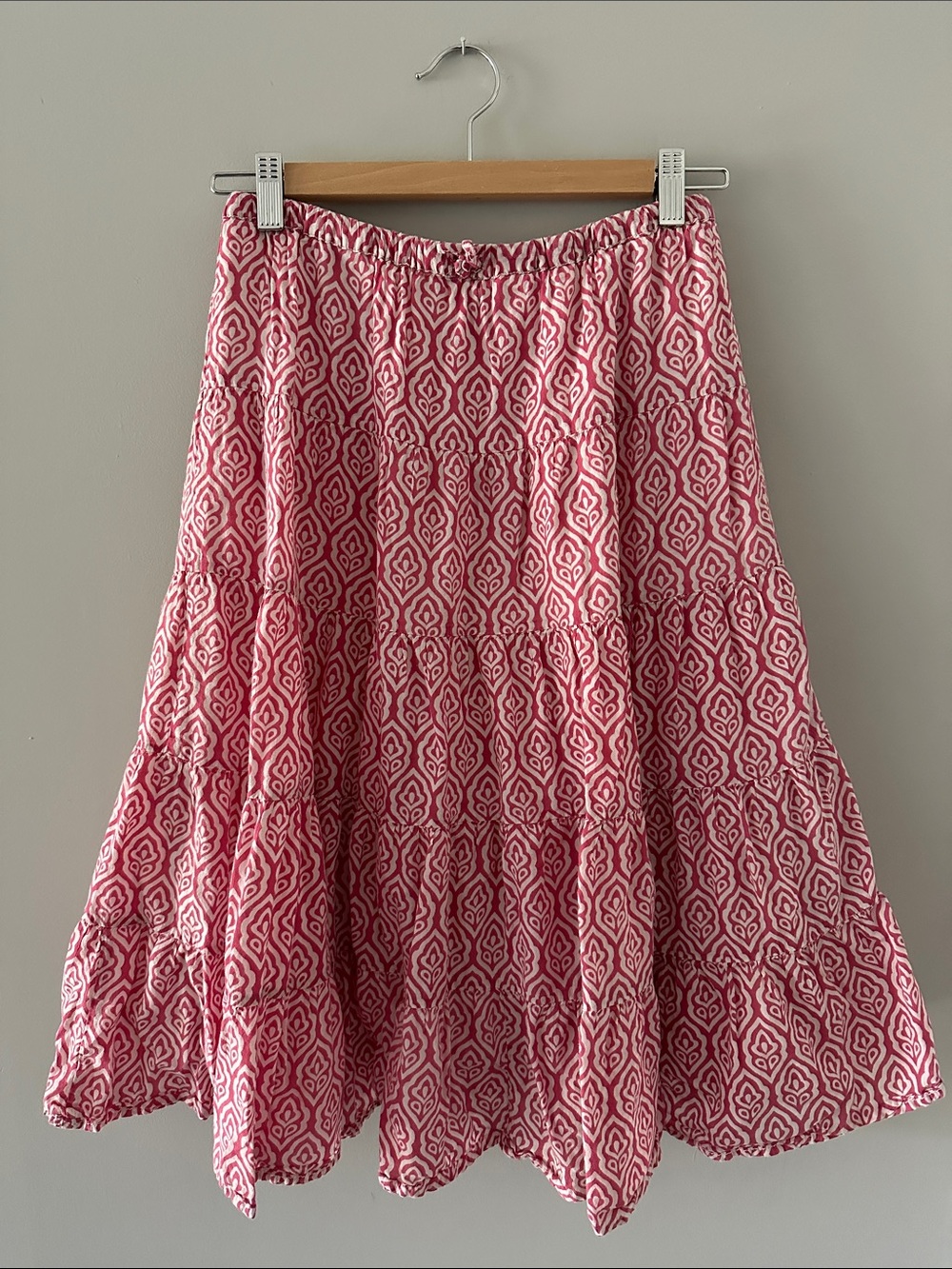 Patterned Flare Skirt